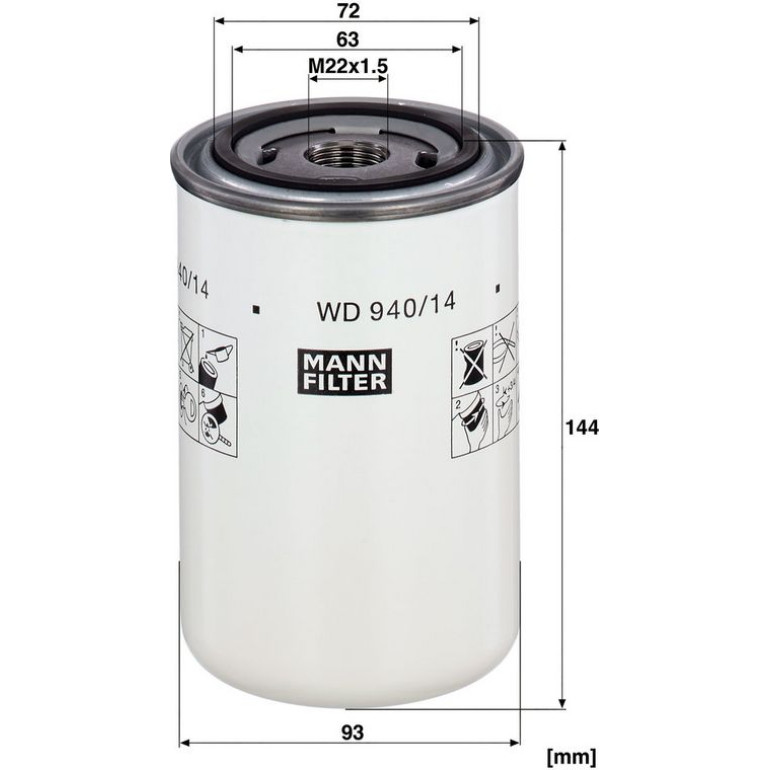 Ölfilter WD 940/14 Ölfilter WD 940/14