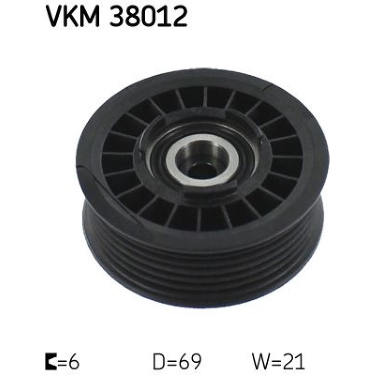 Umlenk-/Führungsrolle, Keilrippenriemen VKM 38012