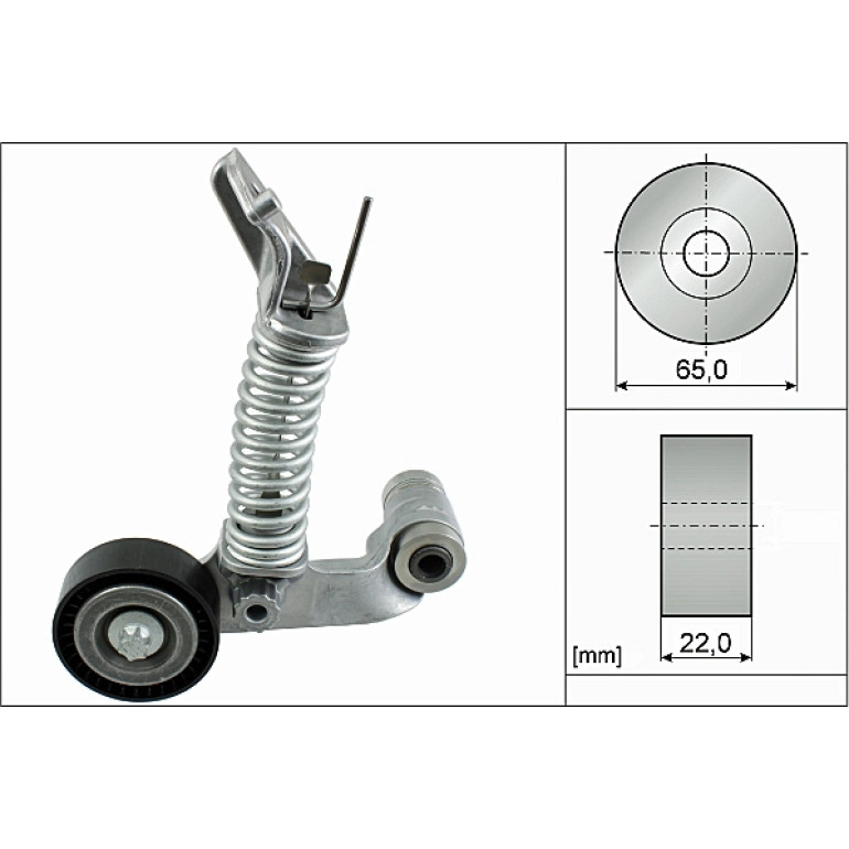 INA 534 0574 10 Spannarm, Keilrippenriemen 65 x 22mm INA 534 0574 10 Spannarm, Keilrippenriemen 65 x 22mm