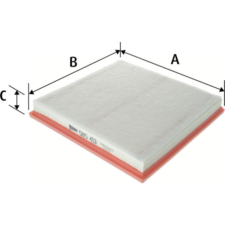 VALEO 585413 Luftfilter Filtereinsatz VALEO 585413 Luftfilter Filtereinsatz