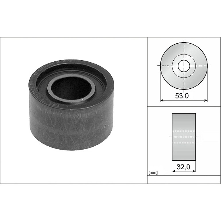 Umlenk-/Führungsrolle, Zahnriemen 532 0225 10