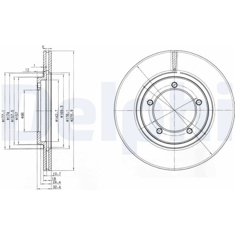 Bremsscheibe BG2534 Bremsscheibe BG2534