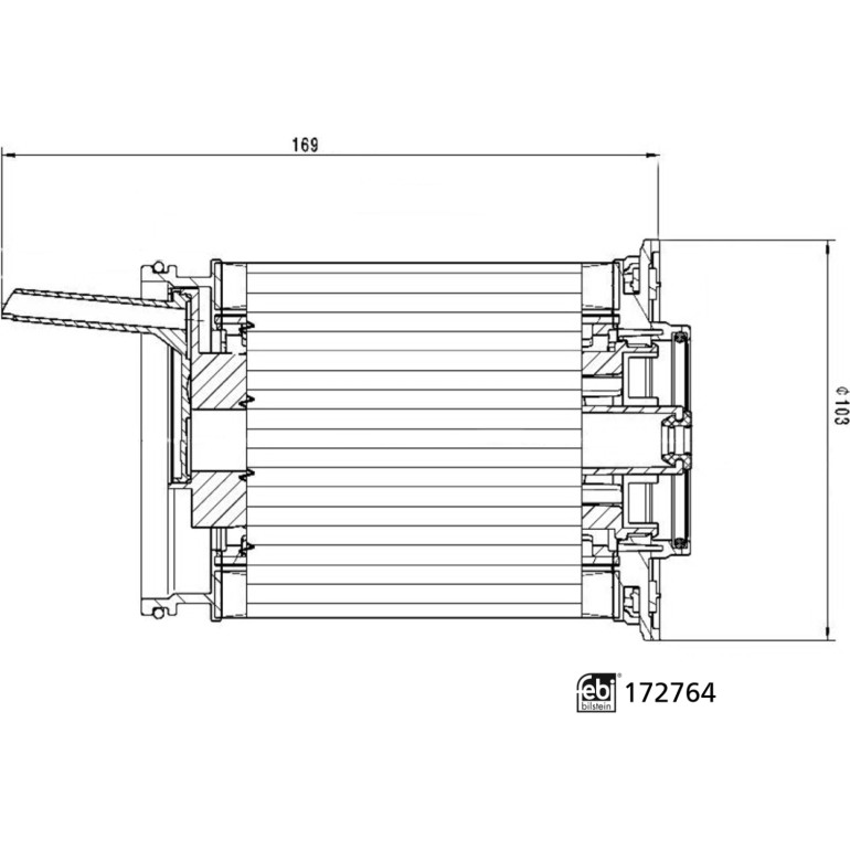 FEBI BILSTEIN 172764 Kraftstofffilter FEBI BILSTEIN 172764 Kraftstofffilter