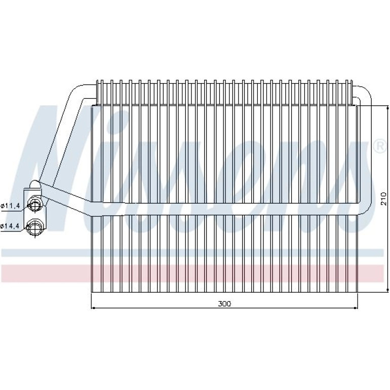 Verdampfer, Klimaanlage 92162 Verdampfer, Klimaanlage 92162