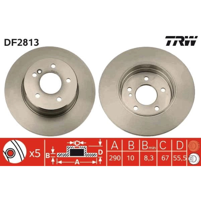 Bremsscheibe DF2813