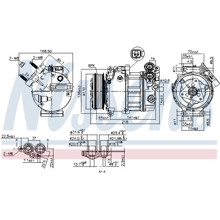 Kompressor, Klimaanlage 890125