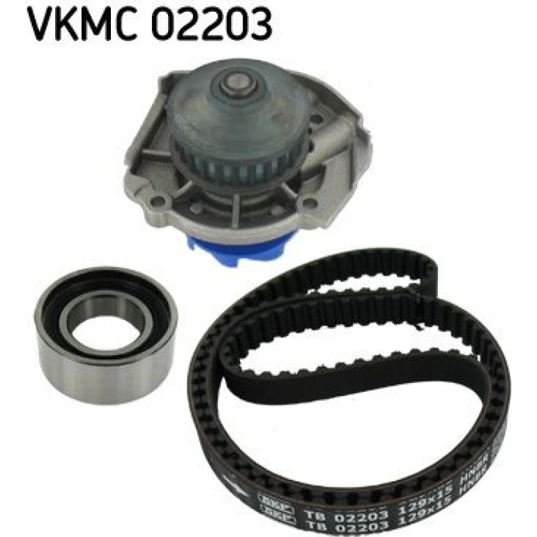 Wasserpumpe + Zahnriemensatz VKMC 02203 Wasserpumpe + Zahnriemensatz VKMC 02203