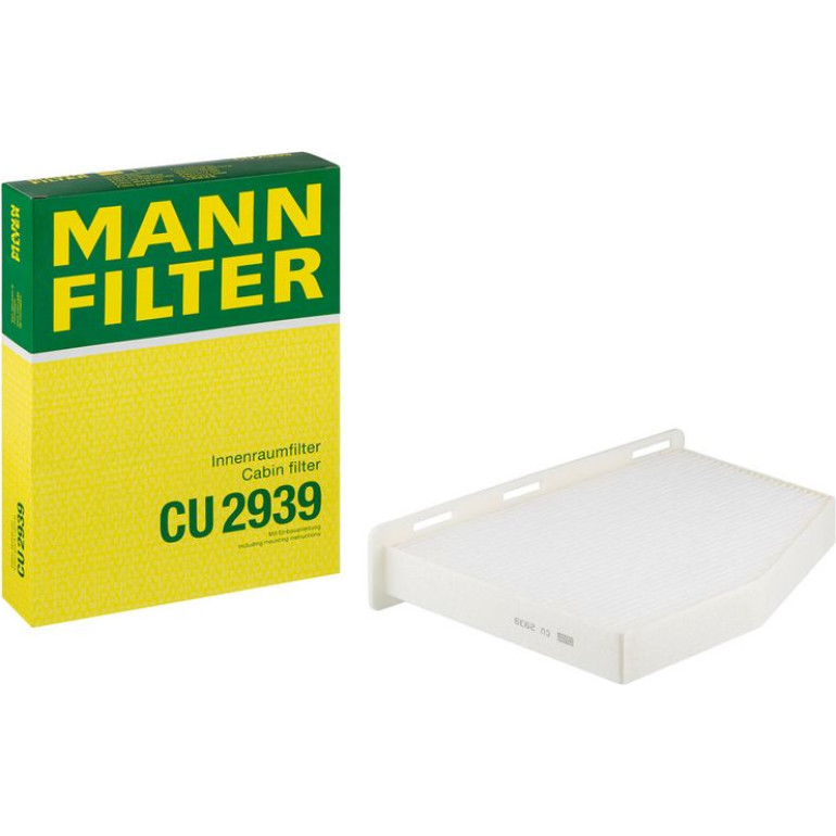 MANN-FILTER CU 2939 Innenraumfilter, Partikelfilter MANN-FILTER CU 2939 Innenraumfilter, Partikelfilter
