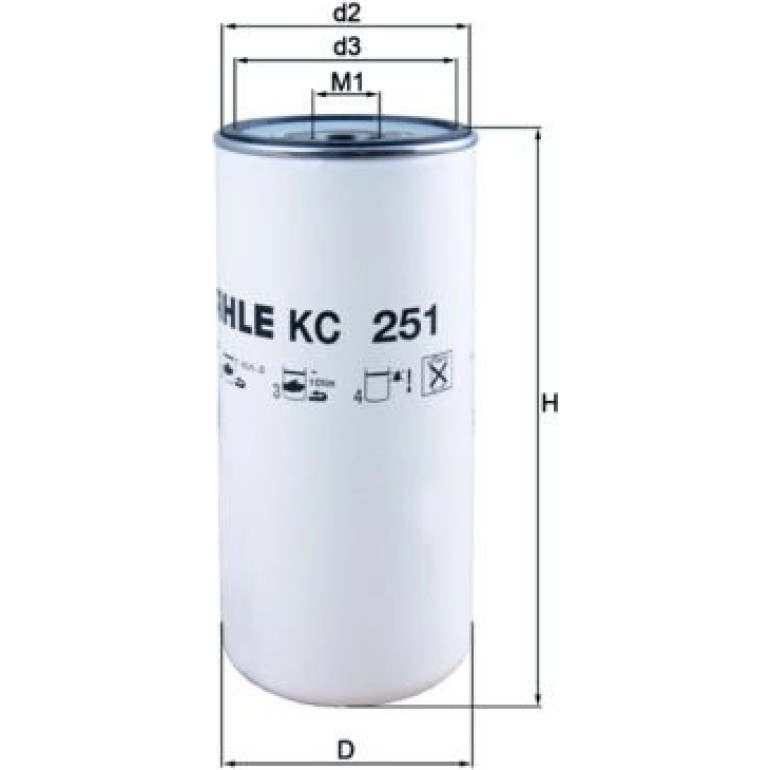 Kraftstofffilter KC 251 Kraftstofffilter KC 251