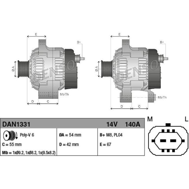 Generator DAN1331 Generator DAN1331