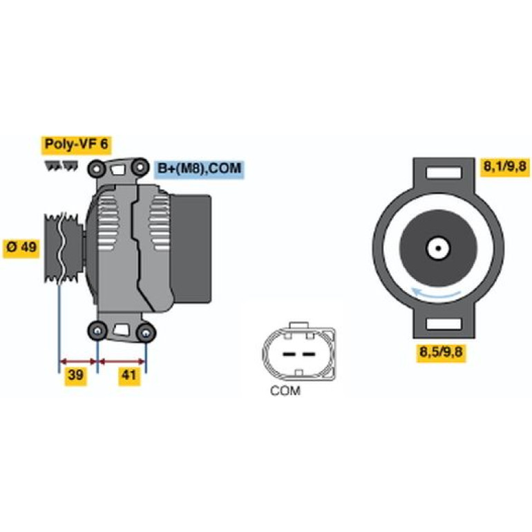 Generator 0 121 715 112 Generator 0 121 715 112