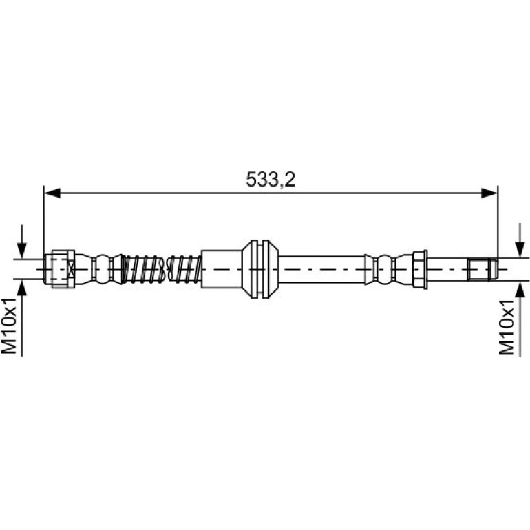 Bremsschlauch 1 987 481 609