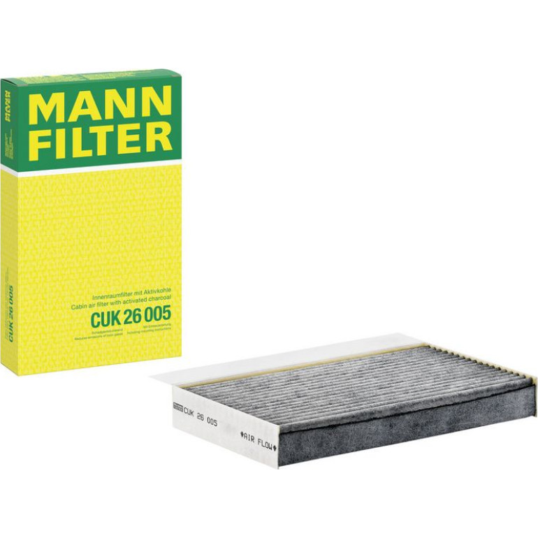 MANN-FILTER CUK 26 005 Innenraumfilter, Aktivkohlefilter MANN-FILTER CUK 26 005 Innenraumfilter, Aktivkohlefilter
