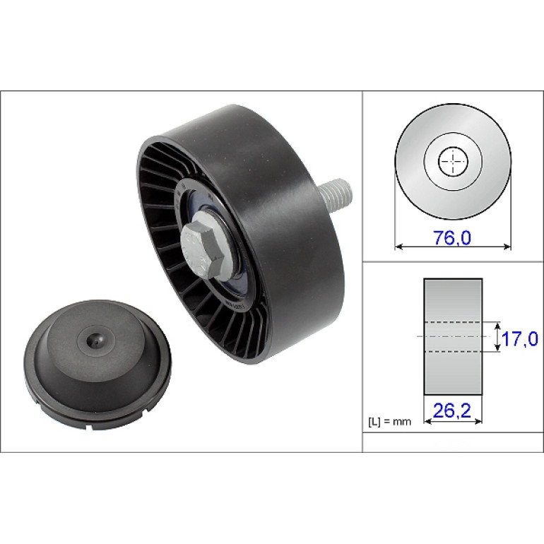 Umlenk-/Führungsrolle, Keilrippenriemen 532 0632 10