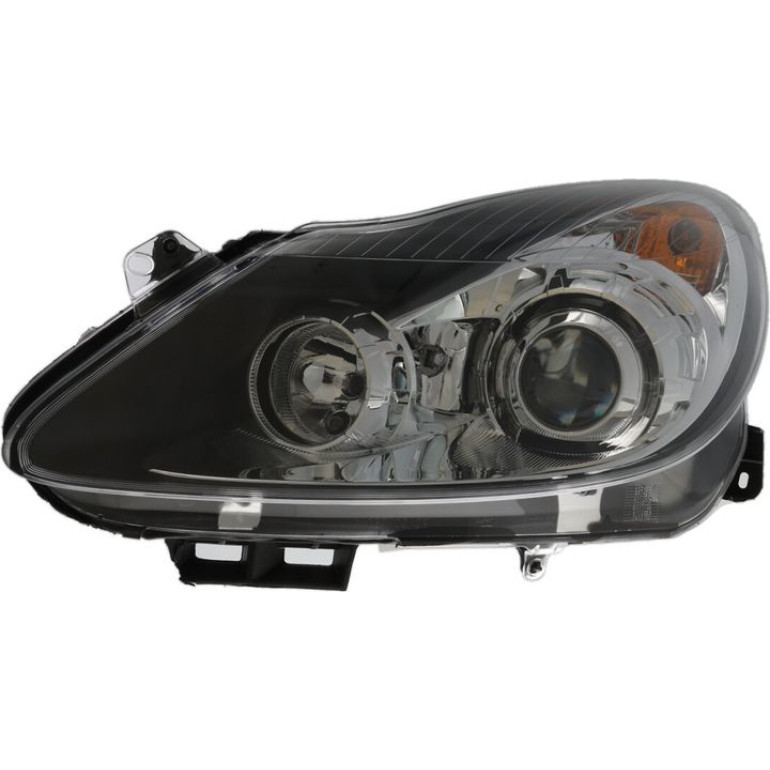 VALEO 043383 Hauptscheinwerfer für OPEL Corsa D Schrägheck (S07) links, H7, H1, W5W, PY21W, ORIGINAL TEIL, mit Stellmotor