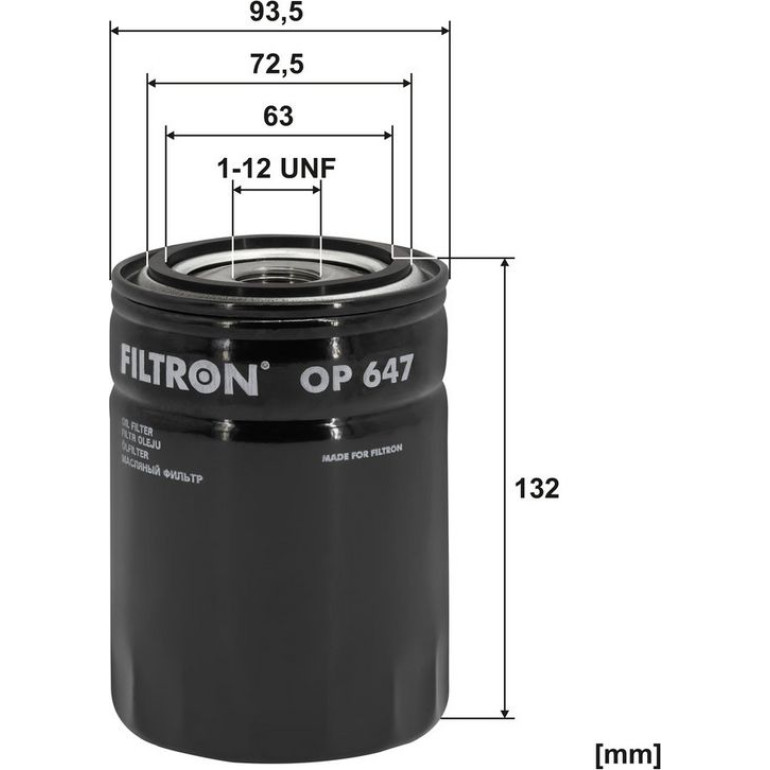 Ölfilter OP 647