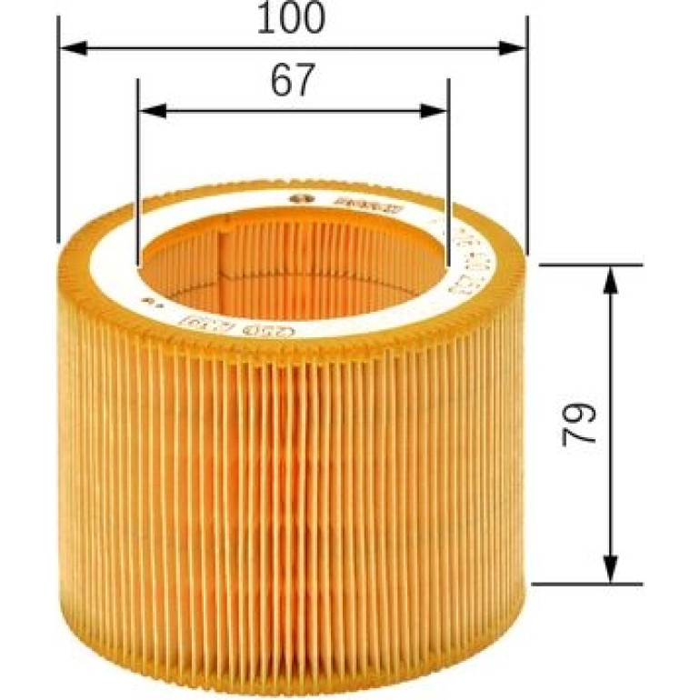 BOSCH F 026 400 253 Luftfilter BOSCH F 026 400 253 Luftfilter