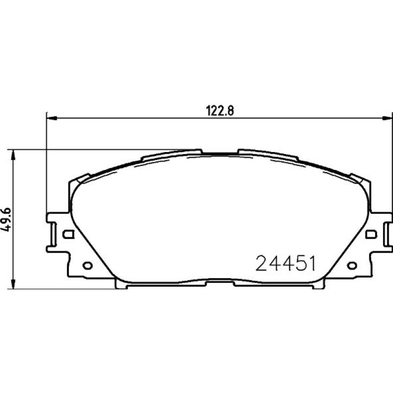 Bremsbelagsatz, Scheibenbremse 8DB 355 014-311