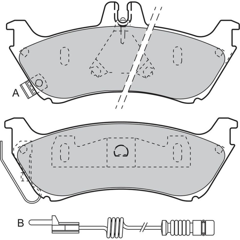 Bremsbelagsatz, Scheibenbremse 598813 Bremsbelagsatz, Scheibenbremse 598813