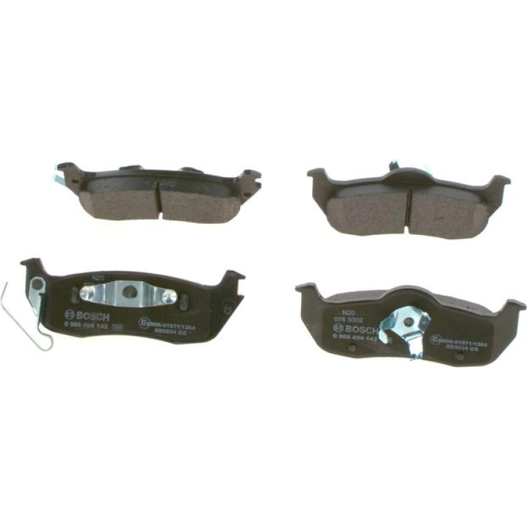Bremsbelagsatz, Scheibenbremse 0 986 494 142 Bremsbelagsatz, Scheibenbremse 0 986 494 142