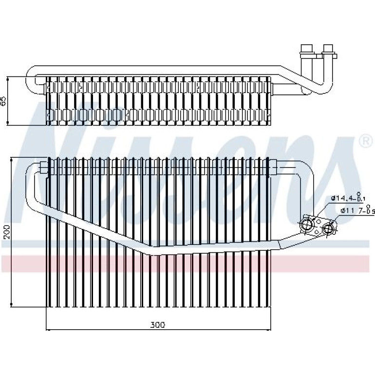 Verdampfer, Klimaanlage 92173 Verdampfer, Klimaanlage 92173
