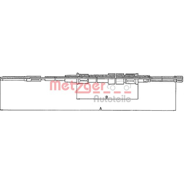 Seilzug, Feststellbremse 10.7401 Seilzug, Feststellbremse 10.7401