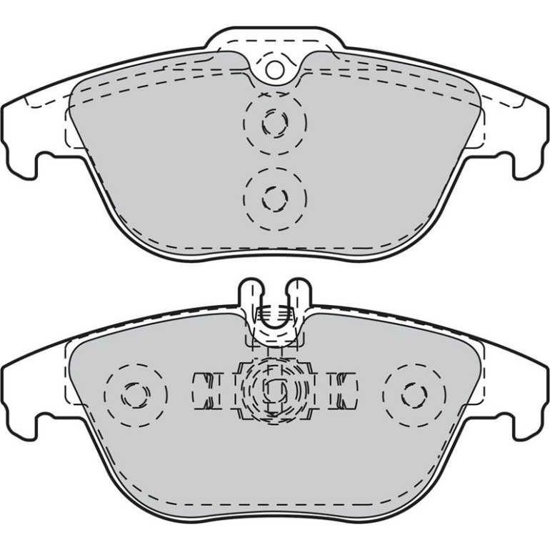 Bremsbelagsatz, Scheibenbremse 601051