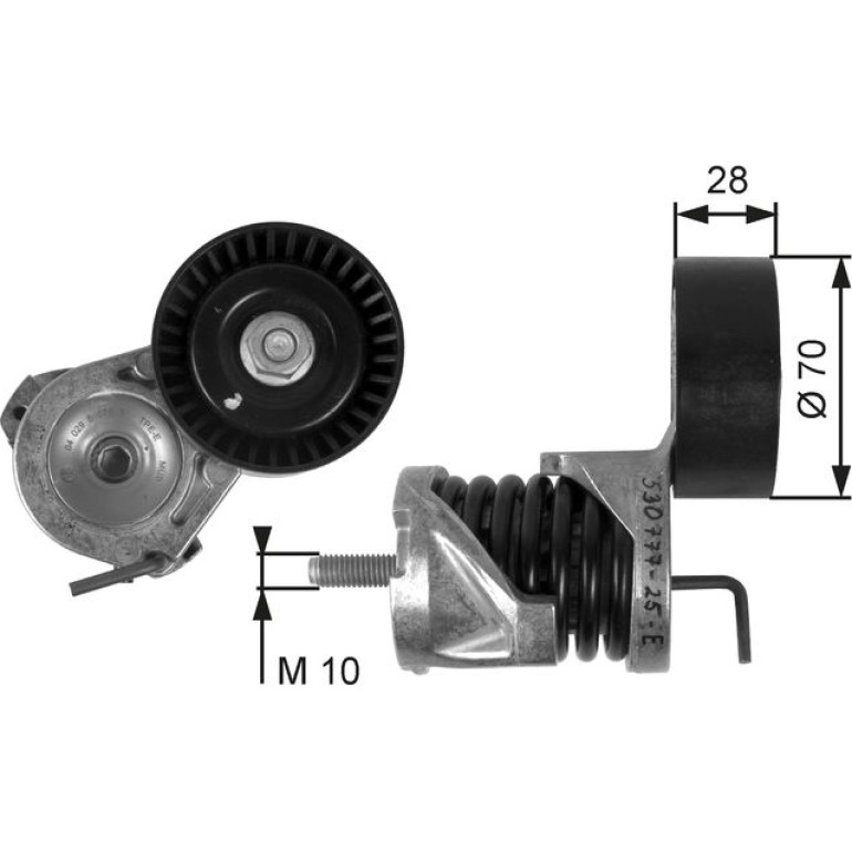 Spannrolle, Keilrippenriemen T39085 Spannrolle, Keilrippenriemen T39085