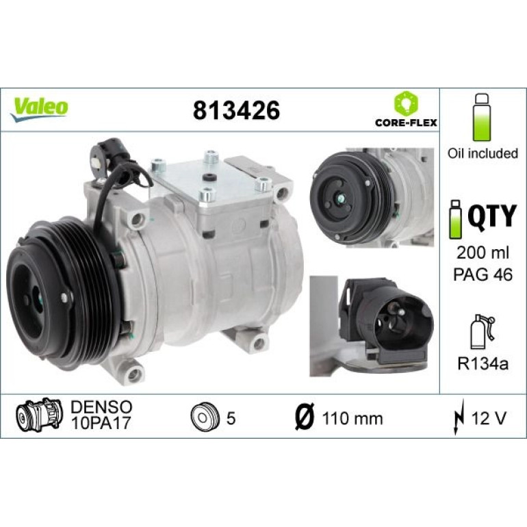 Kompressor, Klimaanlage 813426 Kompressor, Klimaanlage 813426