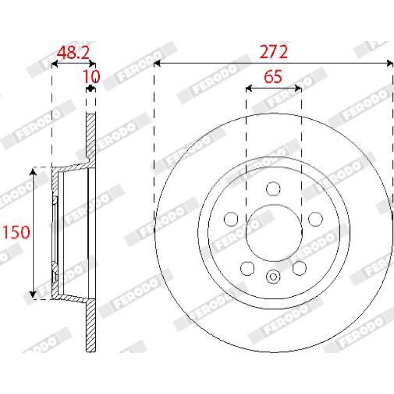 Bremsscheibe DDF2691C Bremsscheibe DDF2691C