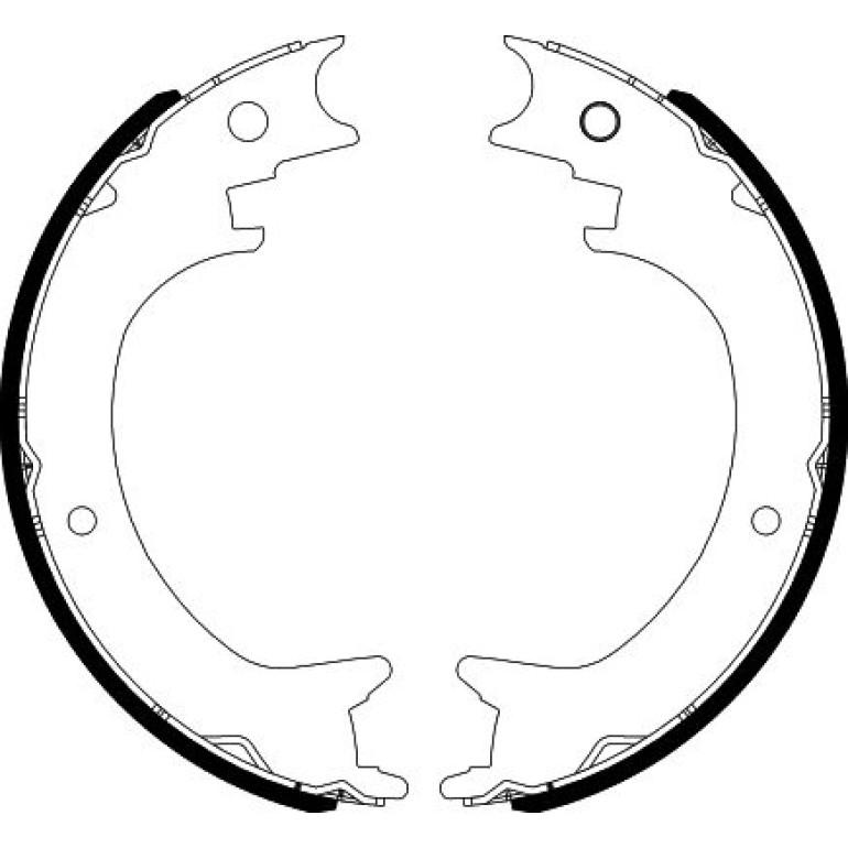 Bremsbackensatz, Feststellbremse 8DA 355 051-271