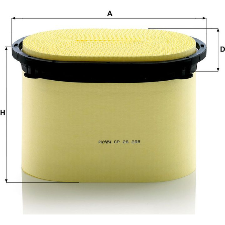 MANN-FILTER CP 26 295 Sekundärluftfilter MANN-FILTER CP 26 295 Sekundärluftfilter