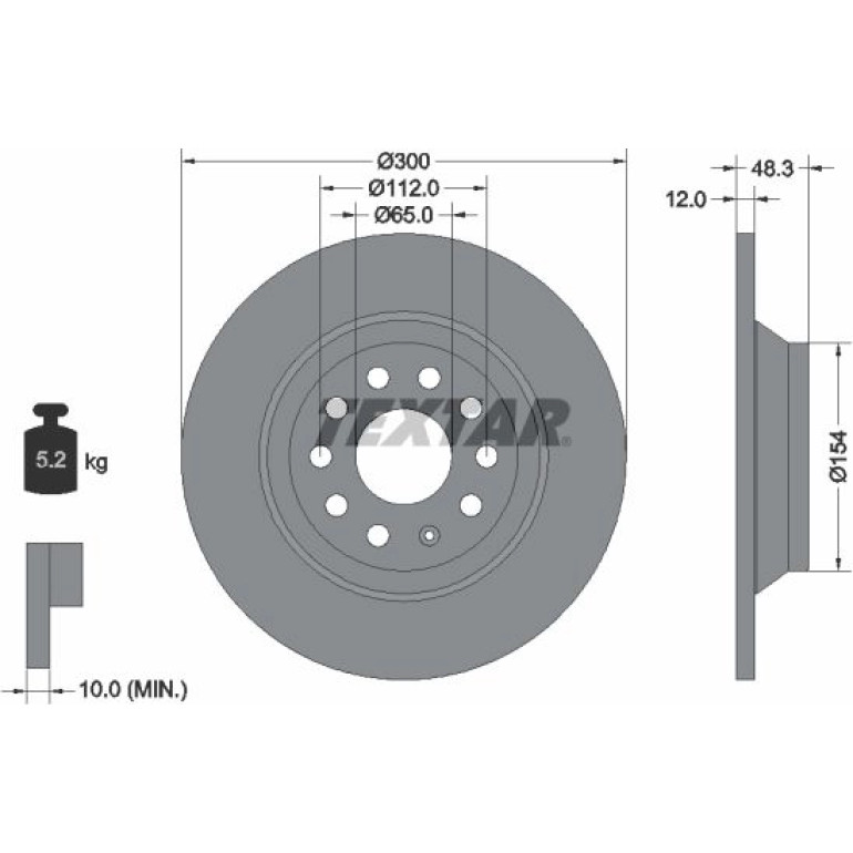 Bremsscheibe 92255403 Bremsscheibe 92255403