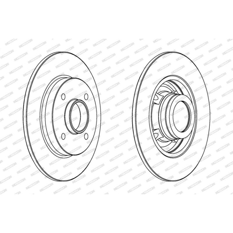 Bremsscheibe DDF1523C-1
