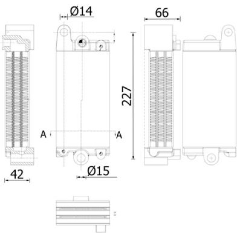 Ölkühler, Motoröl CLC 315 000S