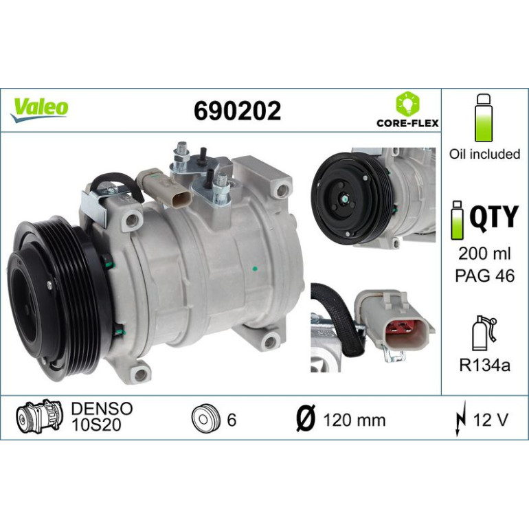 Kompressor, Klimaanlage 690202 Kompressor, Klimaanlage 690202