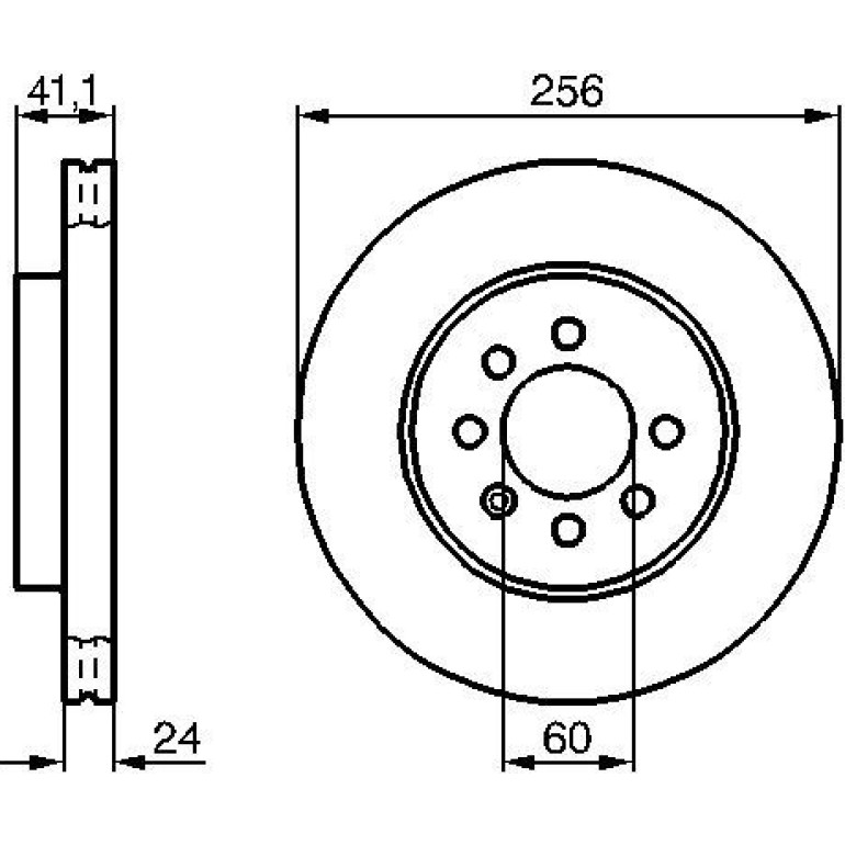 Bremsscheibe 0 986 478 286 Bremsscheibe 0 986 478 286