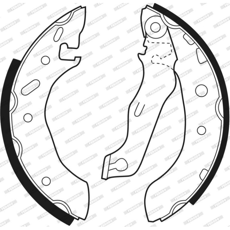 Bremsbackensatz FSB543 Bremsbackensatz FSB543