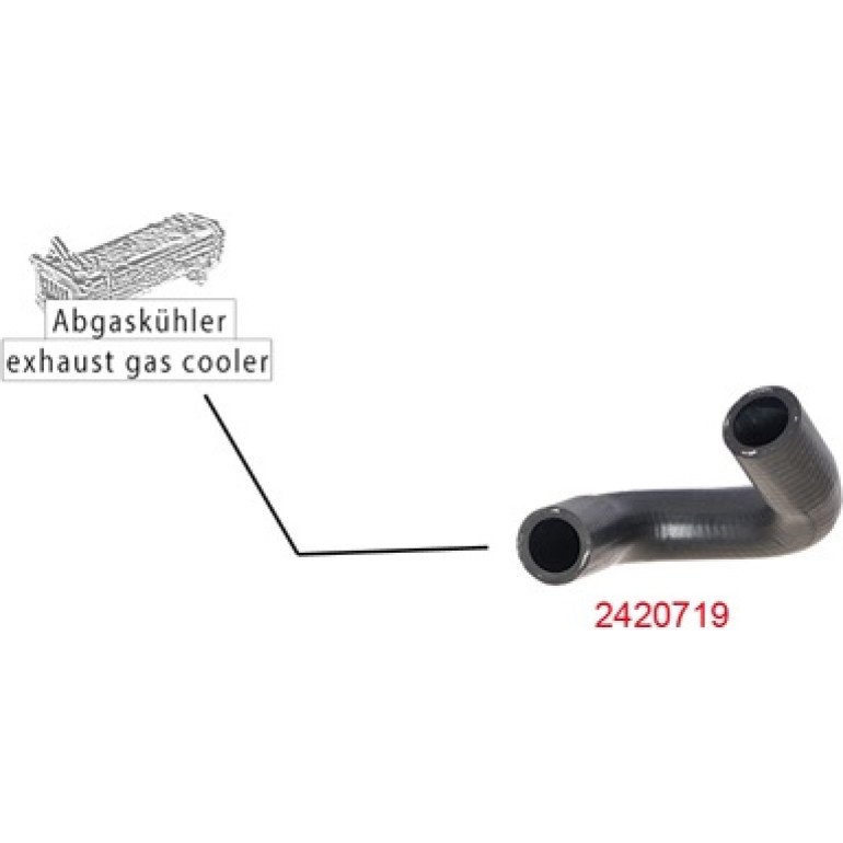 Kühlerschlauch 2420719 Kühlerschlauch 2420719