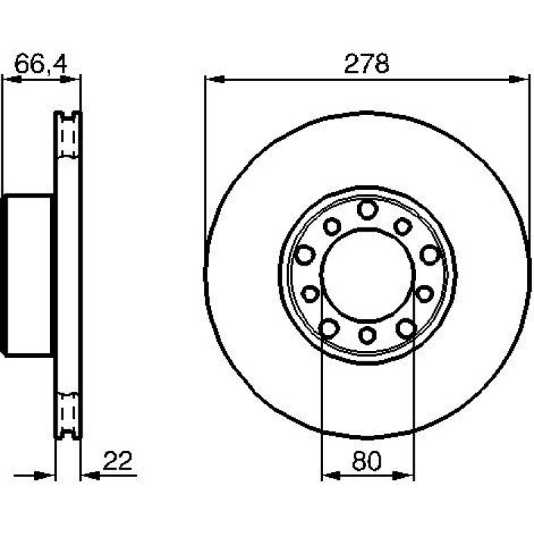 Bremsscheibe 0 986 478 060 Bremsscheibe 0 986 478 060