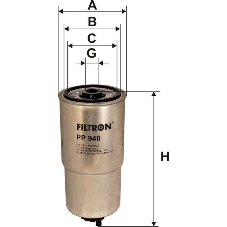 Kraftstofffilter PP 940 Kraftstofffilter PP 940