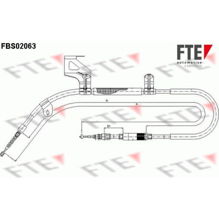 Seilzug, Feststellbremse 9250065 Seilzug, Feststellbremse 9250065