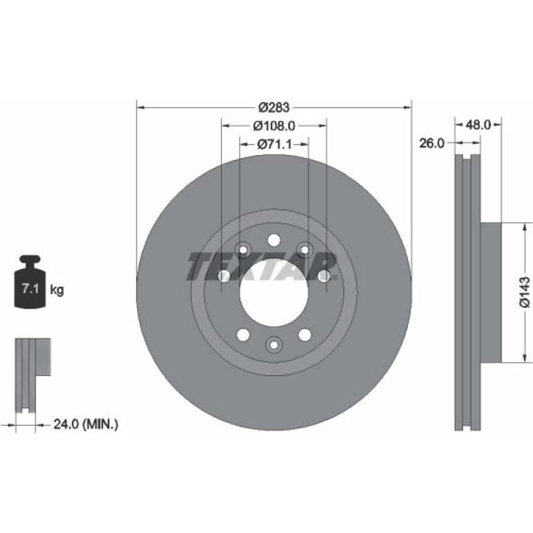 Bremsscheibe 92232503 Bremsscheibe 92232503