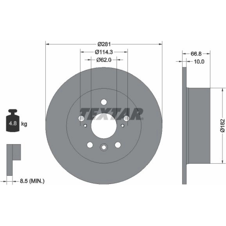 Bremsscheibe 92257803 Bremsscheibe 92257803
