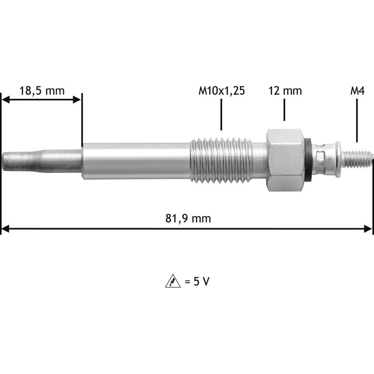 Glühkerze 345205 Glühkerze 345205