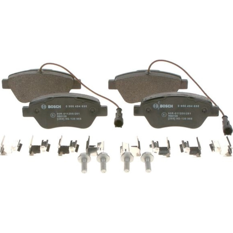 Bremsbelagsatz, Scheibenbremse 0 986 494 698 Bremsbelagsatz, Scheibenbremse 0 986 494 698