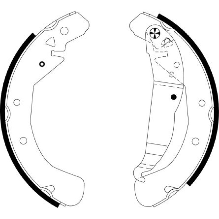 Bremsbackensatz 91060100 Bremsbackensatz 91060100