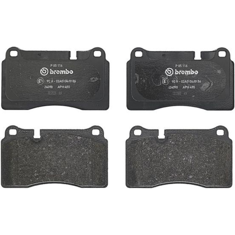 Bremsbelagsatz, Scheibenbremse P 85 116 Bremsbelagsatz, Scheibenbremse P 85 116