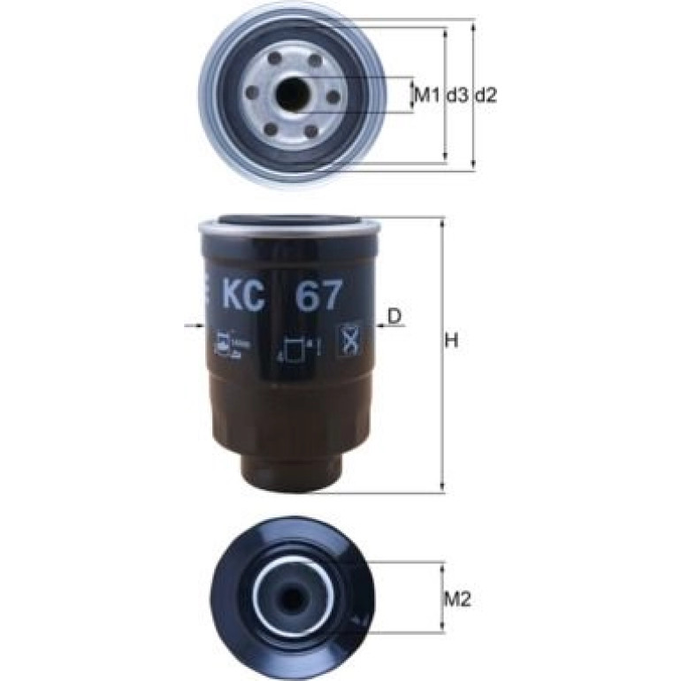Kraftstofffilter KC 67 Kraftstofffilter KC 67