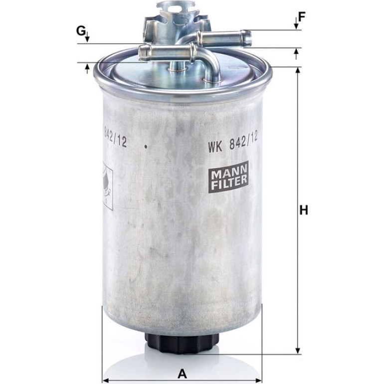 Kraftstofffilter WK 842/12 X Kraftstofffilter WK 842/12 X